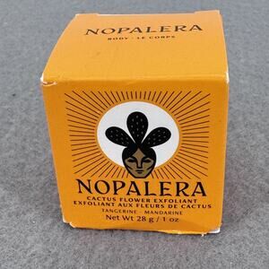 Nopalera Cactus Flower Exfoliant Tangerine Body 1 Oz Orange Made USA New